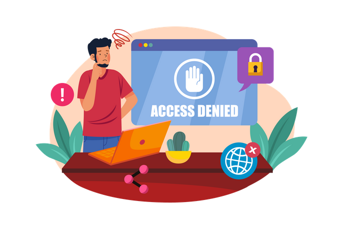 Access Denied Illustration