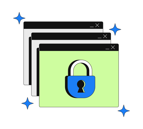 Access denied  Illustration