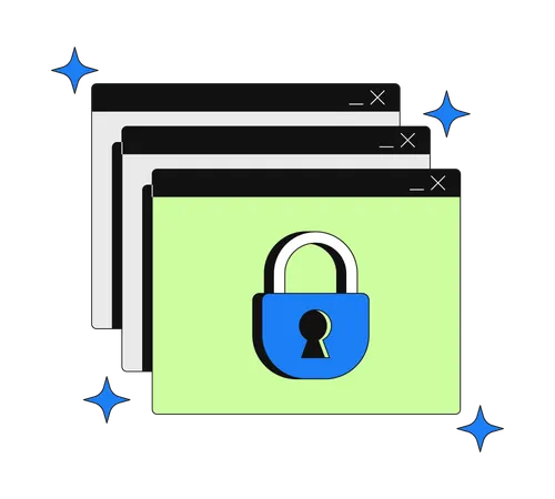 Access denied  Illustration