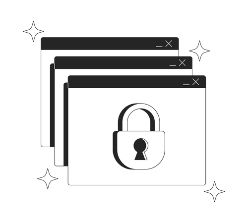 Access denied  Illustration