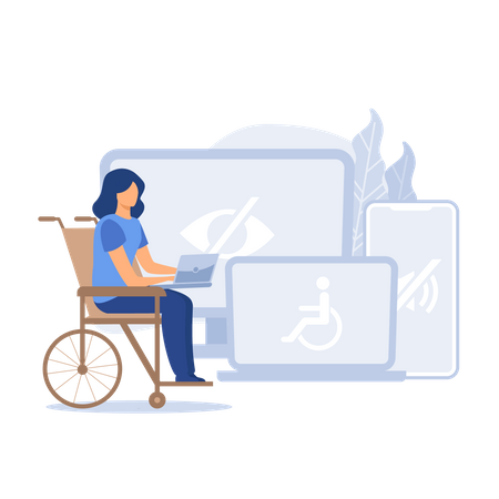 Accessibilité électronique  Illustration