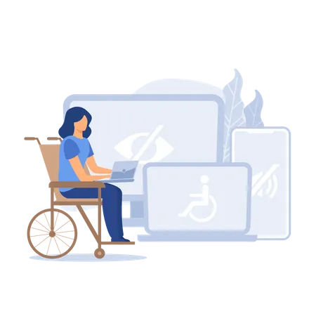 Accessibilité électronique  Illustration