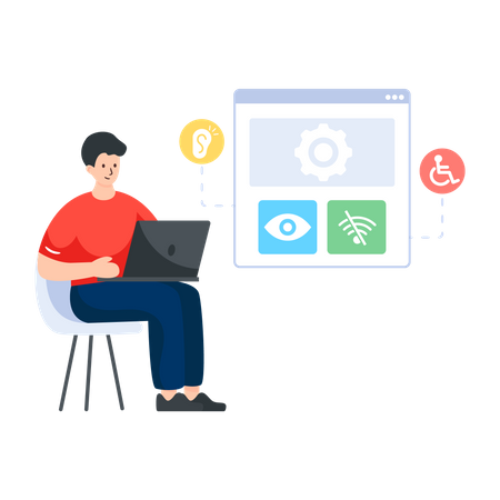 Accessibilité du Web  Illustration