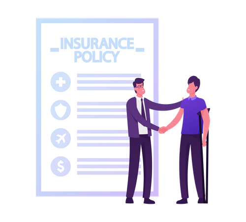 Accident Insurance  Illustration