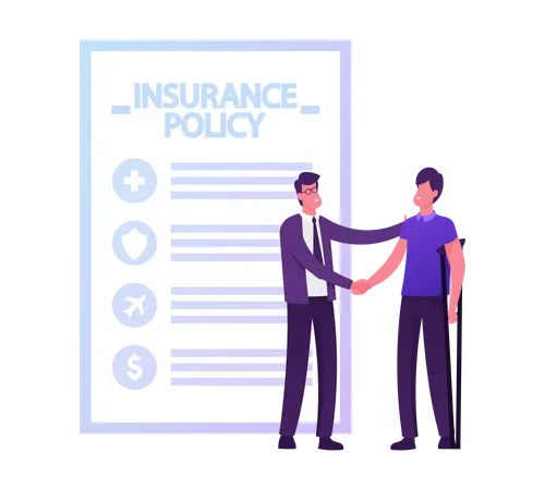 Accident Insurance  Illustration