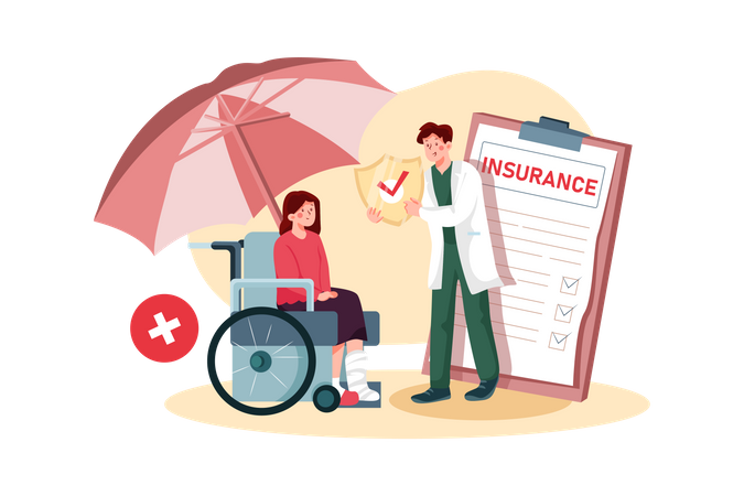 Accidental Insurance Illustration