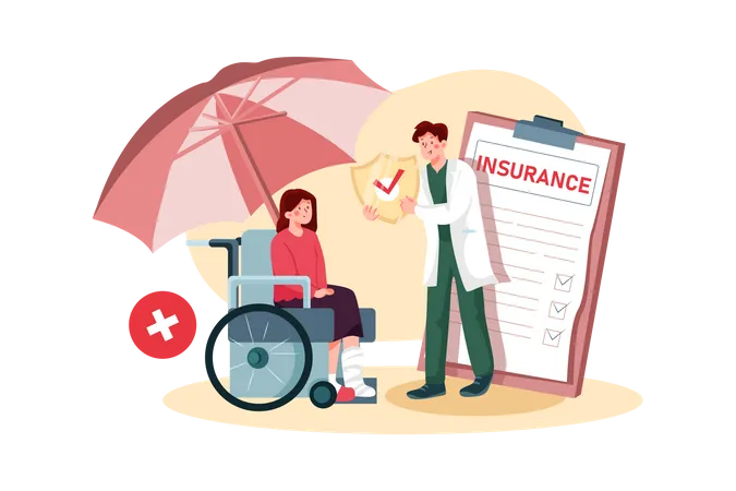 Accidental Insurance  Illustration