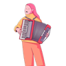 illustration for accordion