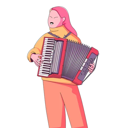 Accordion  Illustration