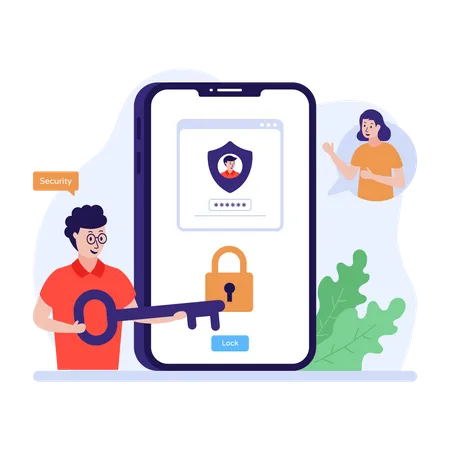 Account security  Illustration