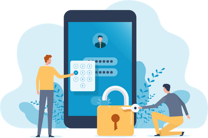 Account security  Illustration