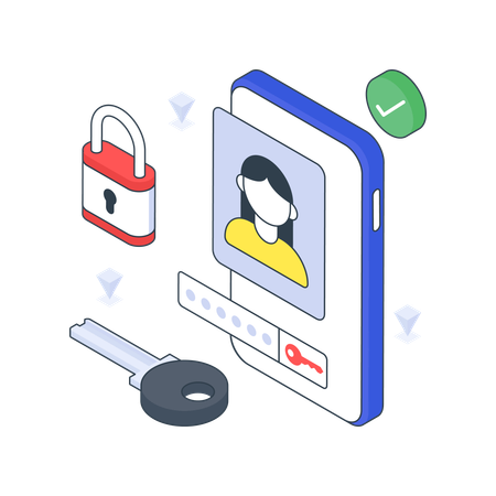 Account Security  Illustration