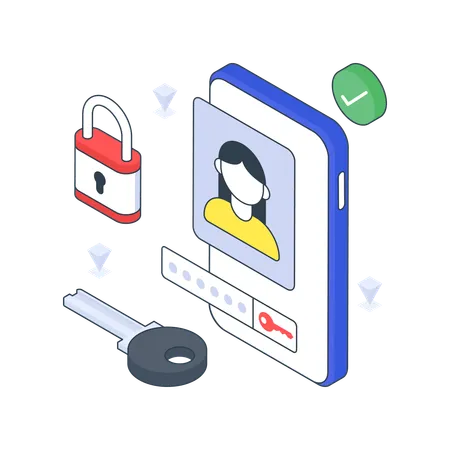 Account Security  Illustration