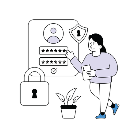 Account security  Illustration