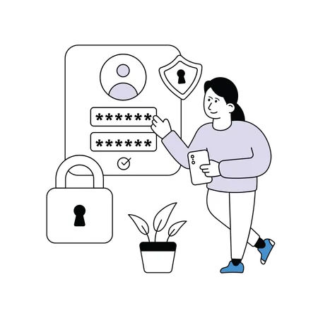 Account security  Illustration