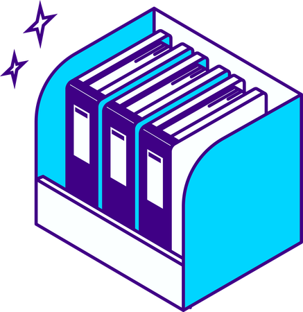 Accounting files  Illustration