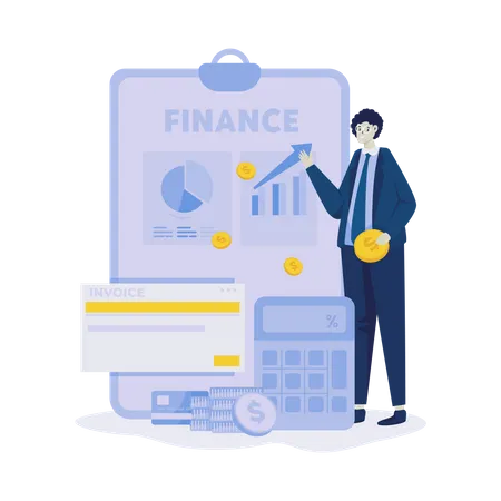 Accounting finance division  Illustration