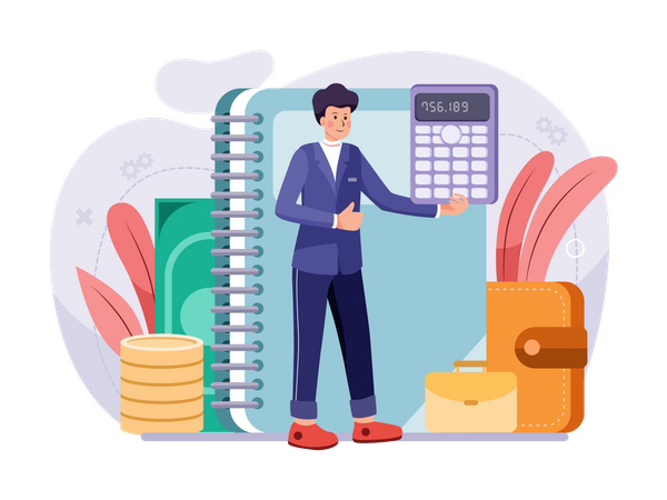 Accounting Manager Illustration