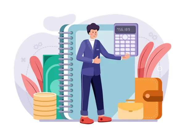 Accounting Manager Illustration