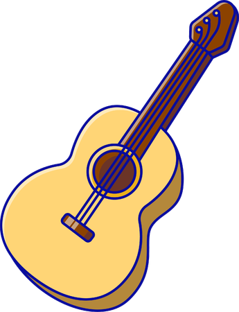 Accoustic Guitar  Illustration