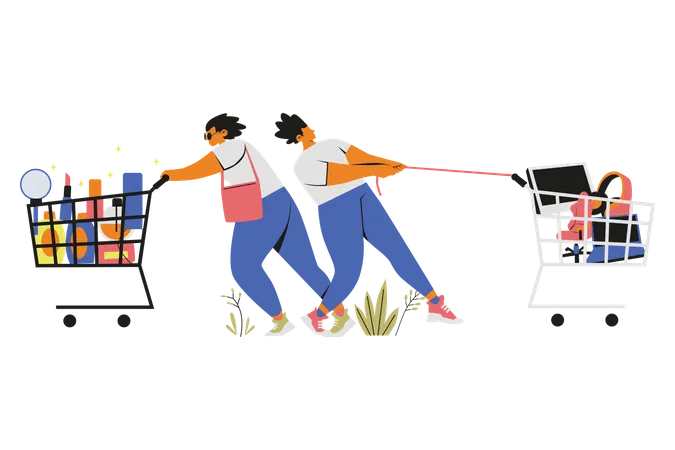 Shopaholic  Illustration