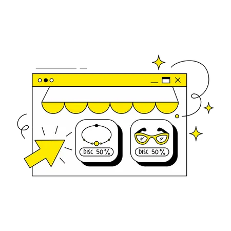 50% de réduction sur les accessoires de mode  Illustration