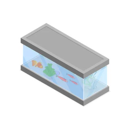 Aquarium domestique  Illustration