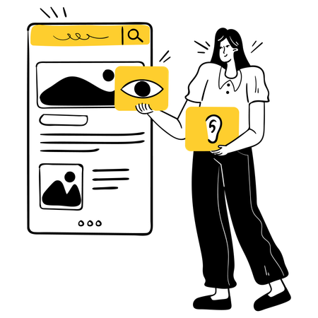 Projeto de acessibilidade  Ilustração