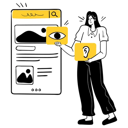 Projeto de acessibilidade  Ilustração