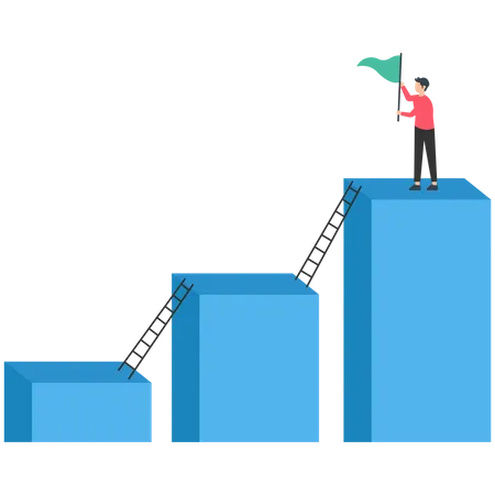 Achieve Business Goal  Illustration