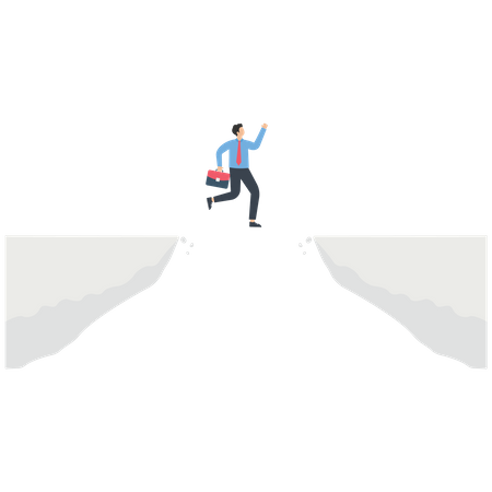 Achieve career success  Illustration