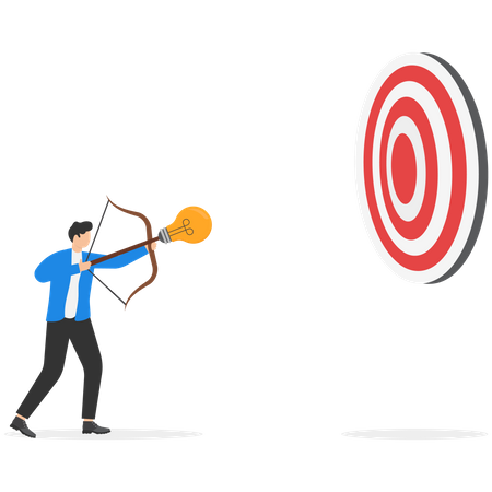 Achieve target  Illustration