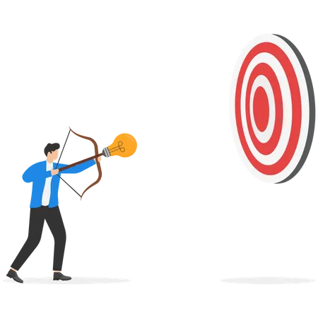 Achieve target  Illustration