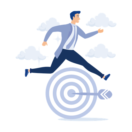 Achieve target  Illustration