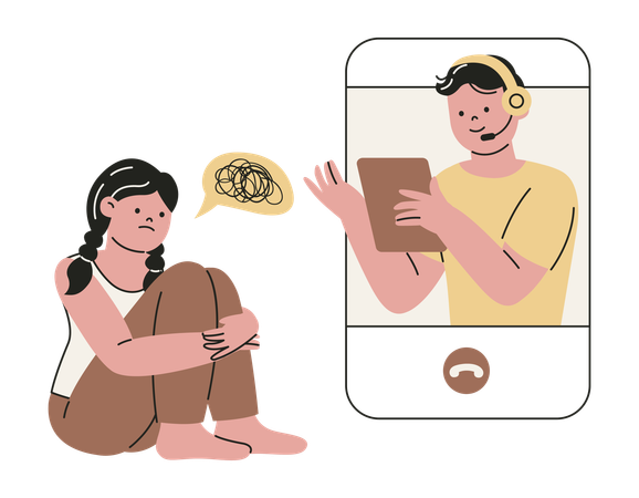 Aconselhamento psicológico  Ilustração