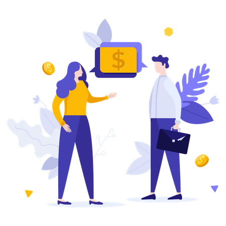 Acordo comercial  Ilustração