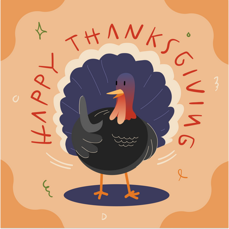 Dinde de Thanksgiving  Illustration