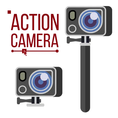 Action-Kamera  Illustration