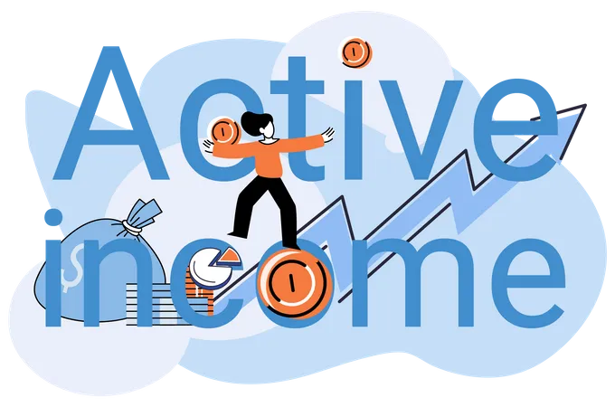 Active Income Illustration