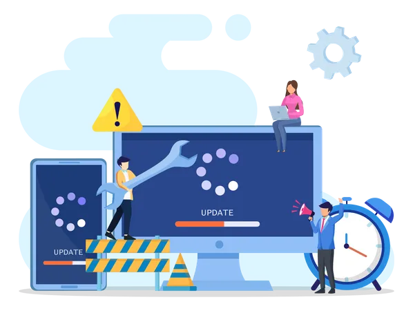 Actualización del sistema operativo  Ilustración