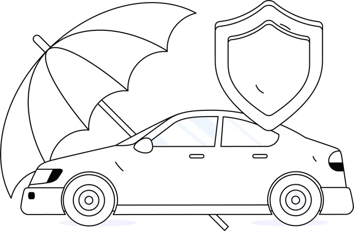 Acuerdo de protección del vehículo  Illustration