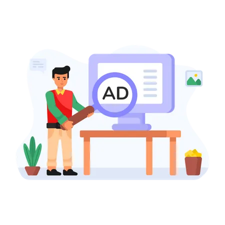 Ad Search  Illustration