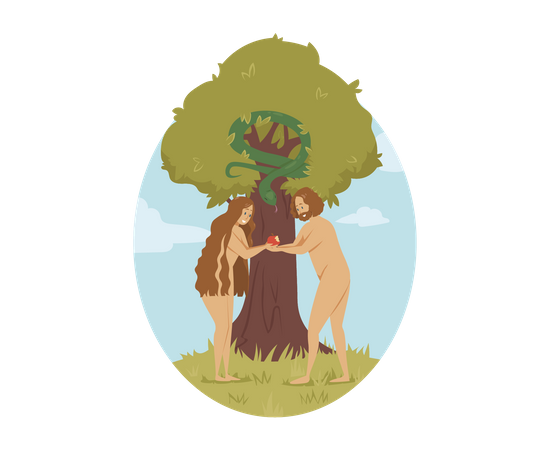 Adam et Eve  Illustration