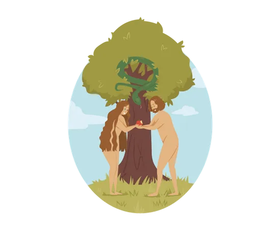 Adam et Eve  Illustration