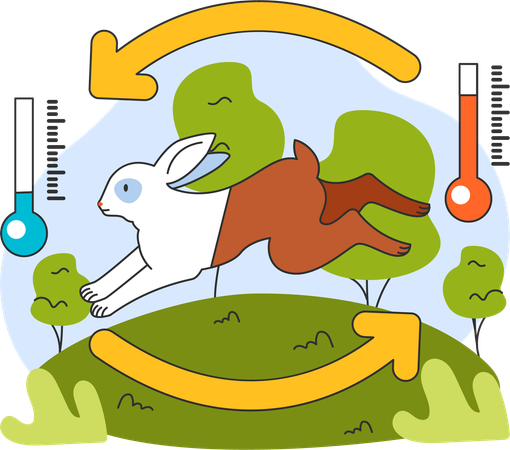 Adaptación climática  Ilustración