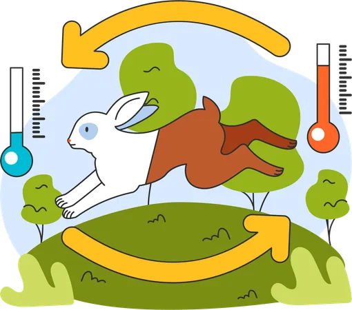 Adaptación climática  Ilustración