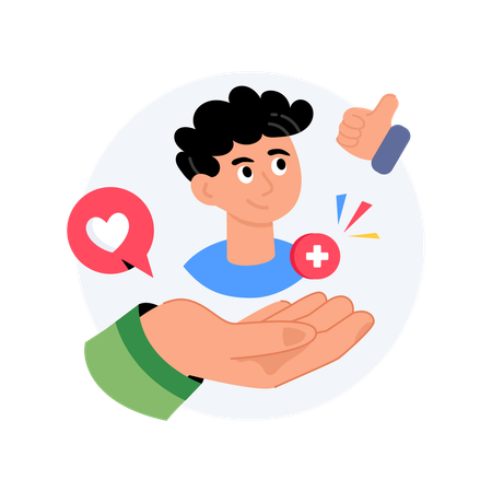 Add Friend  Illustration