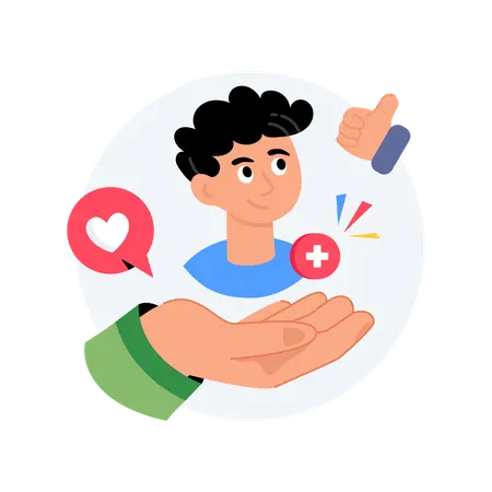Add Friend  Illustration