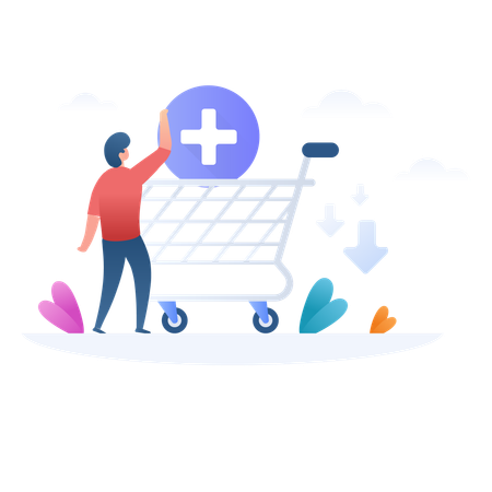 Add To Cart  Illustration