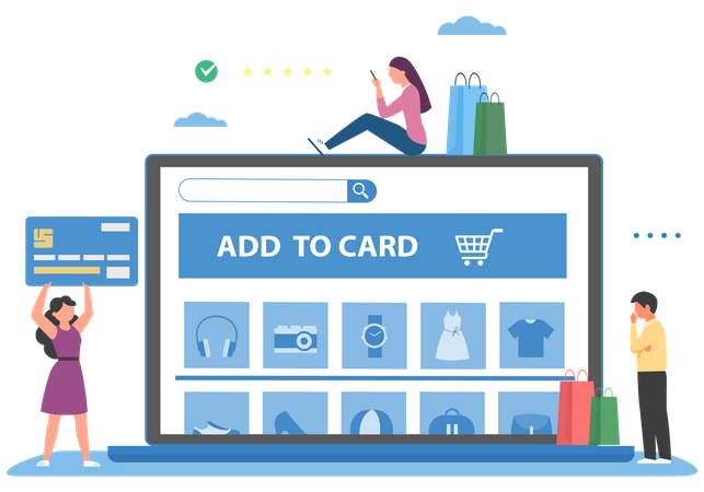 Add To Cart  Illustration